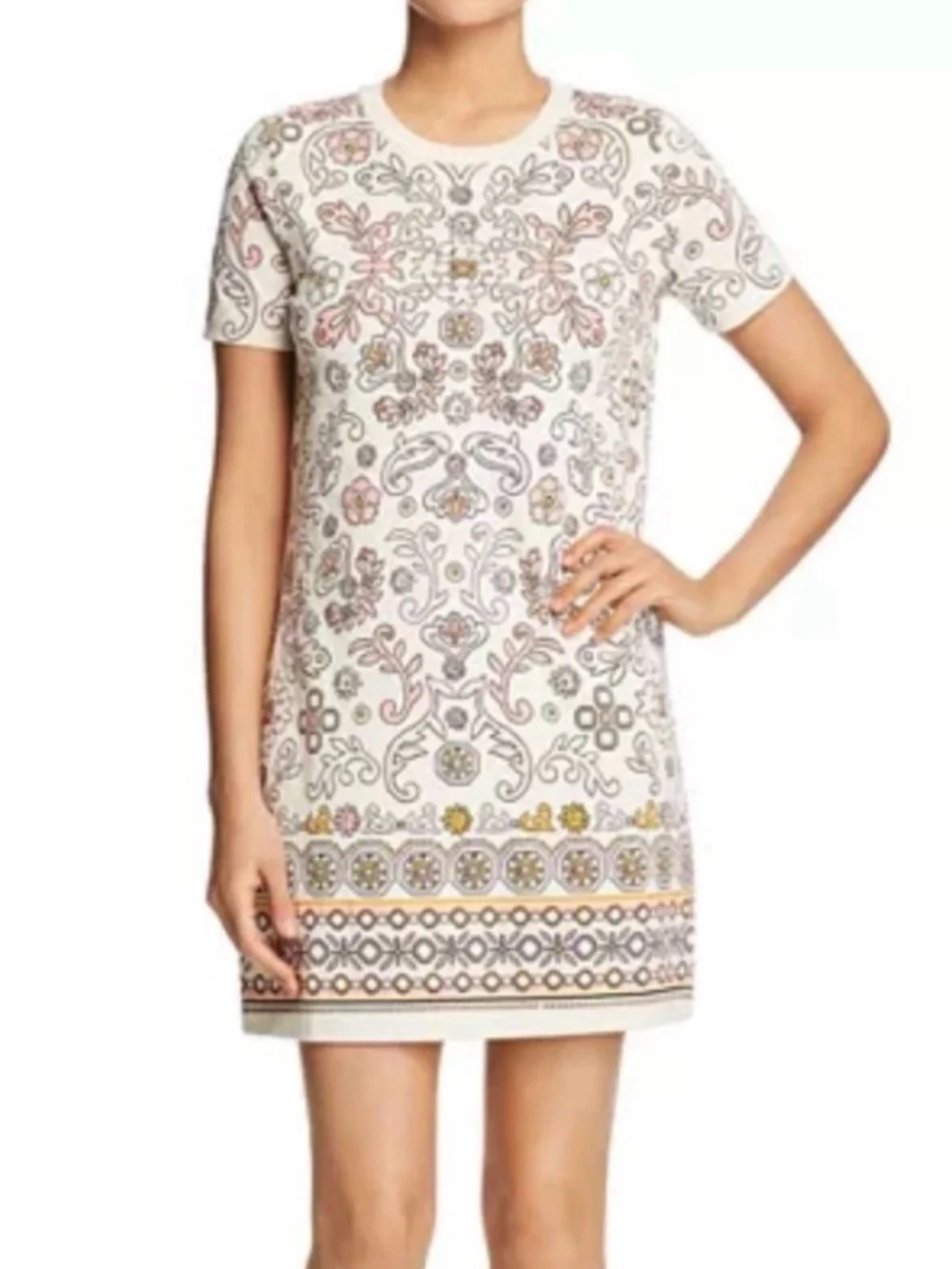 Tory Burch Avril T-shirt Dress in Hicks Garden Print